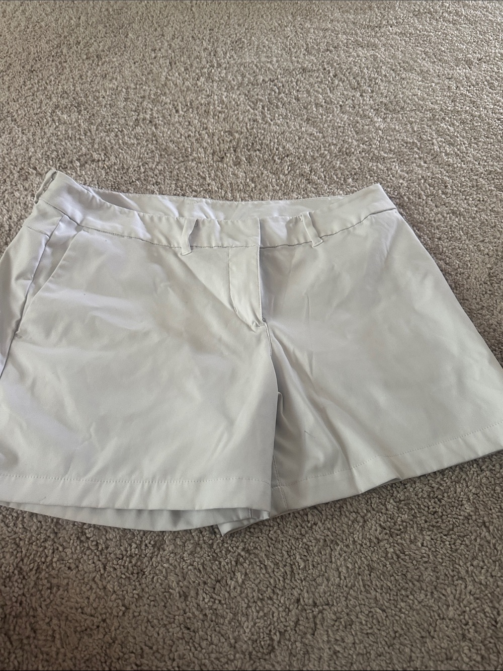 Nike Women's White Athletic Golf Shorts